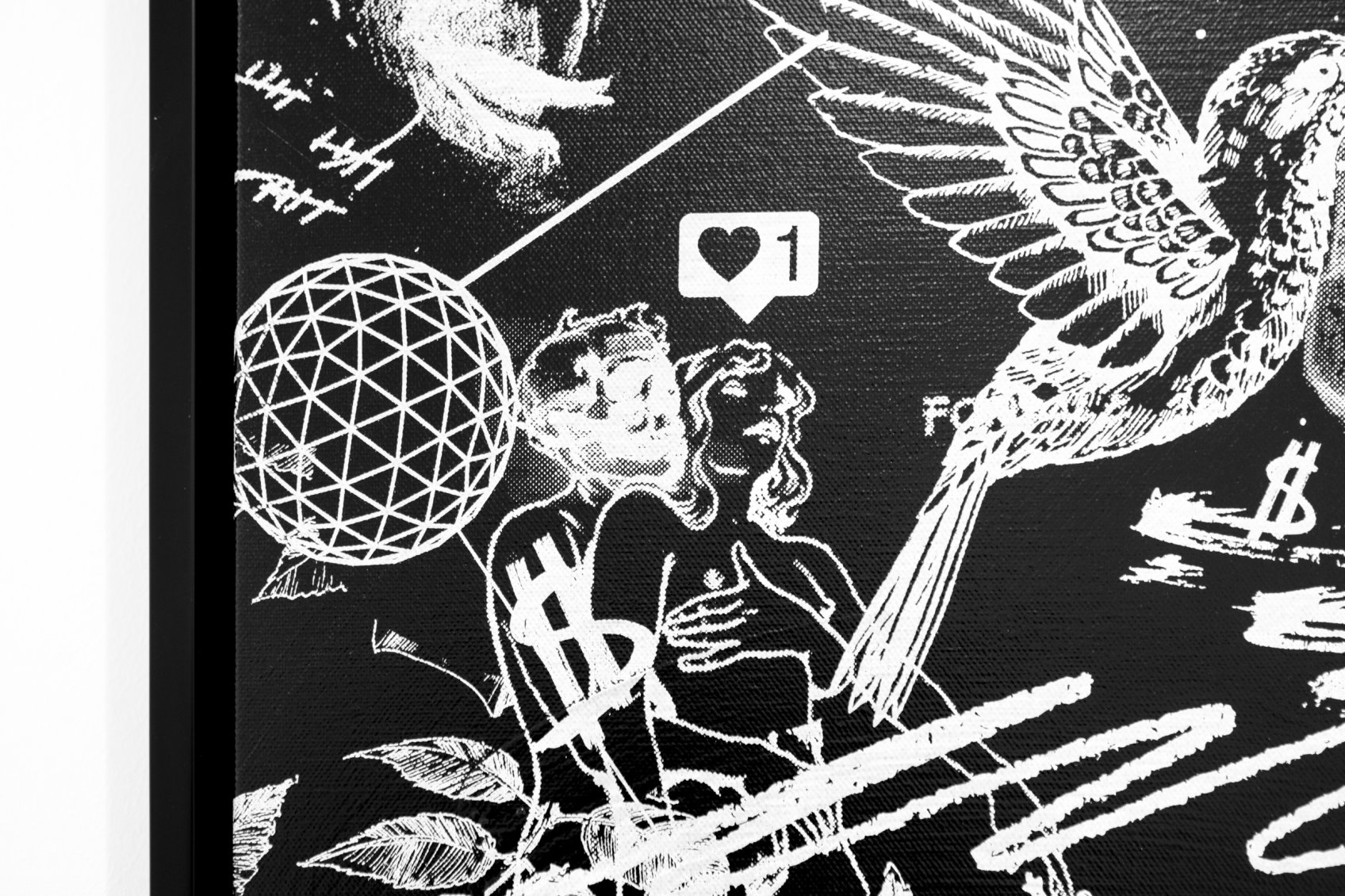 All I Ever Wanted Was Everything (black/white), 2018 by Joseph Klibansky