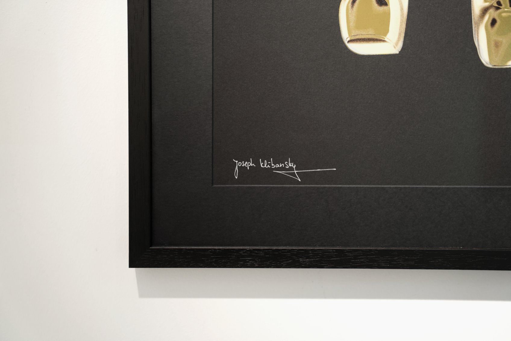 Bare Hug — The Foil Edition (Gold on Black paper), 2024 by Joseph Klibansky