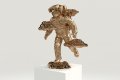 Beyond the Clouds - Sculpture (polished and brushed bronze), 2023 by Joseph Klibansky