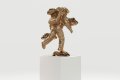 Beyond the Clouds - Sculpture (polished and brushed bronze), 2023 by Joseph Klibansky