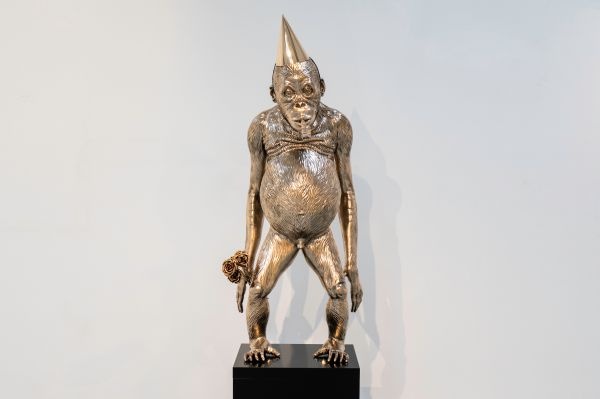 Birthday Suit (bronze), 2019 by Joseph Klibansky
