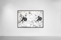 Can We Kiss Forever (white/black, diamond dust), 2020 by Joseph Klibansky