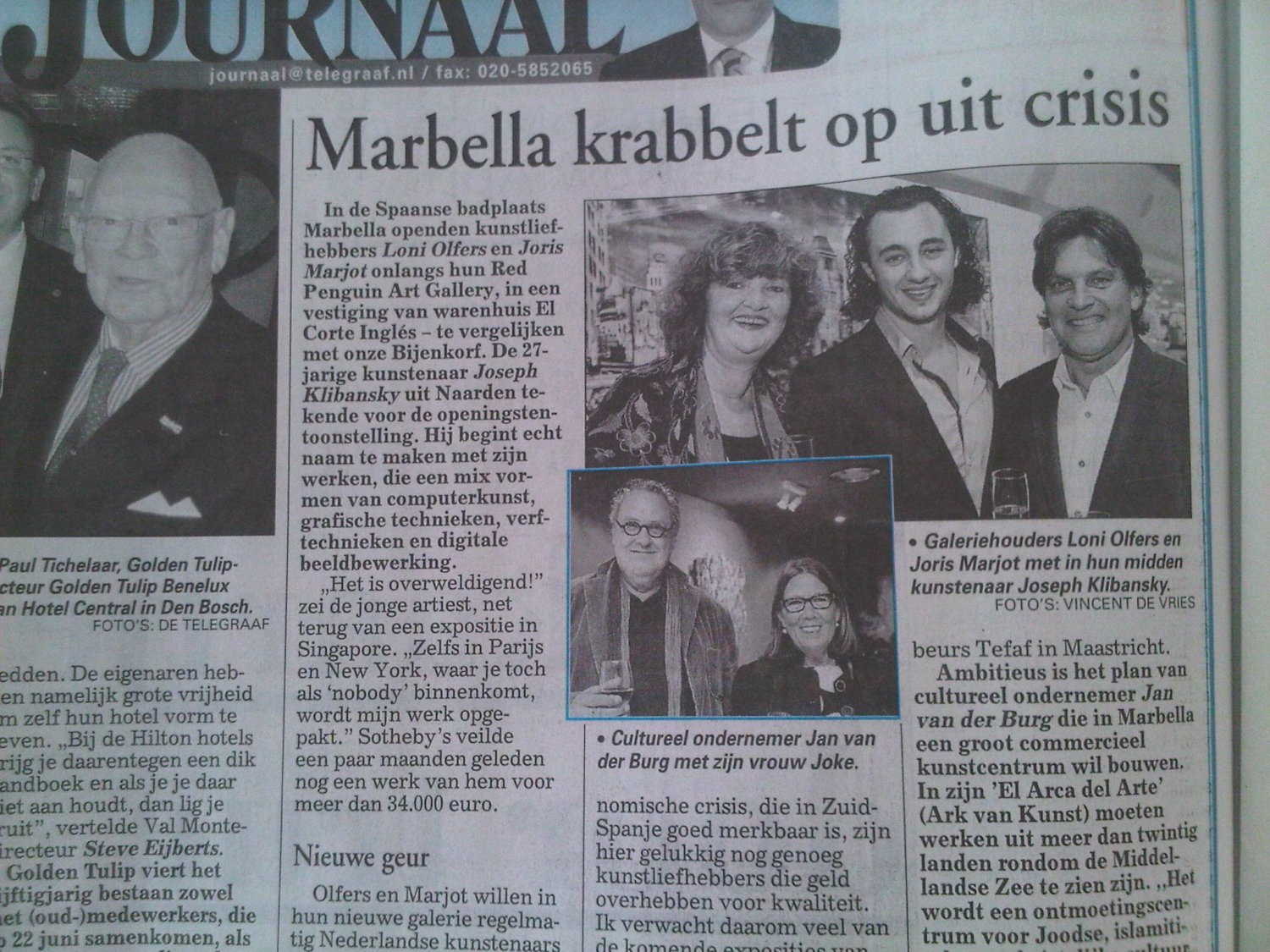De Telegraaf - Marbella krabbelt op uit crisis