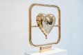 Elements of Love (polished bronze), 2018 by Joseph Klibansky