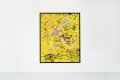 Feeling My Way Through The Darkness (yellow/black, pastel pink and turquoise splash), 2018 by Joseph Klibansky