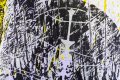 Forever Mine (silver/black, lilac and yellow splash), 2020 by Joseph Klibansky