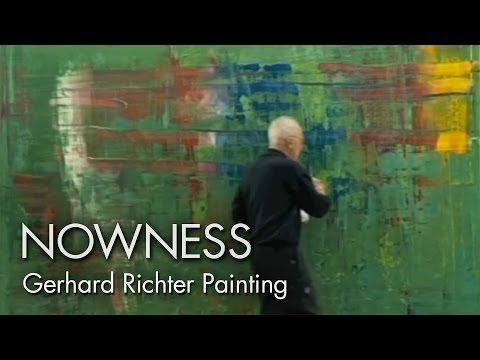 Gerhard Richter Painting: watch the master artist at work - NOWNESS