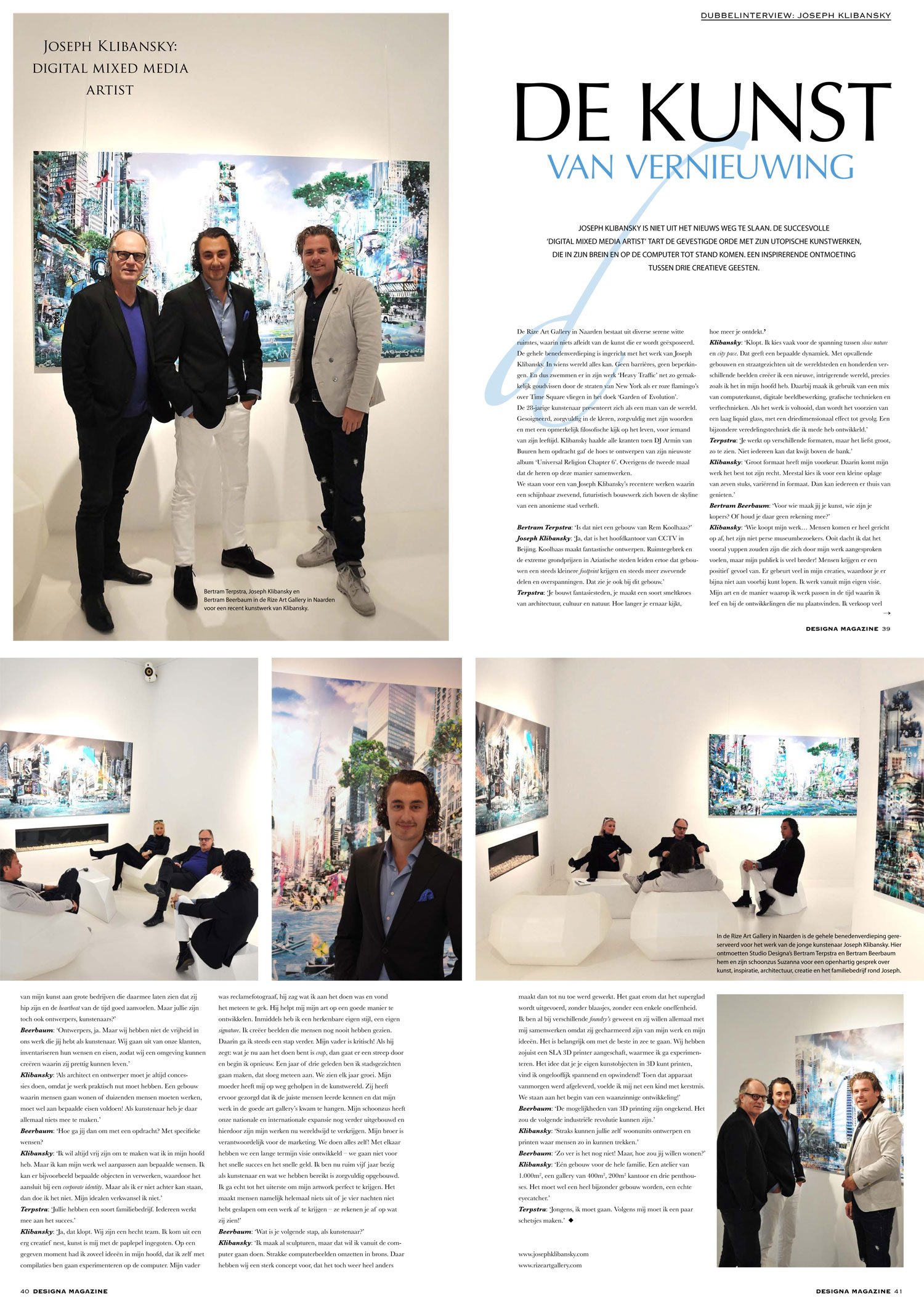 Interview Designa Magazine Issue 7, Nov 2012