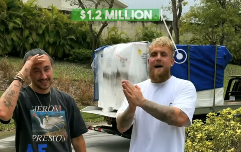 Jake Paul acquires Joseph Klibansky sculpture “Beyond the Clouds”
