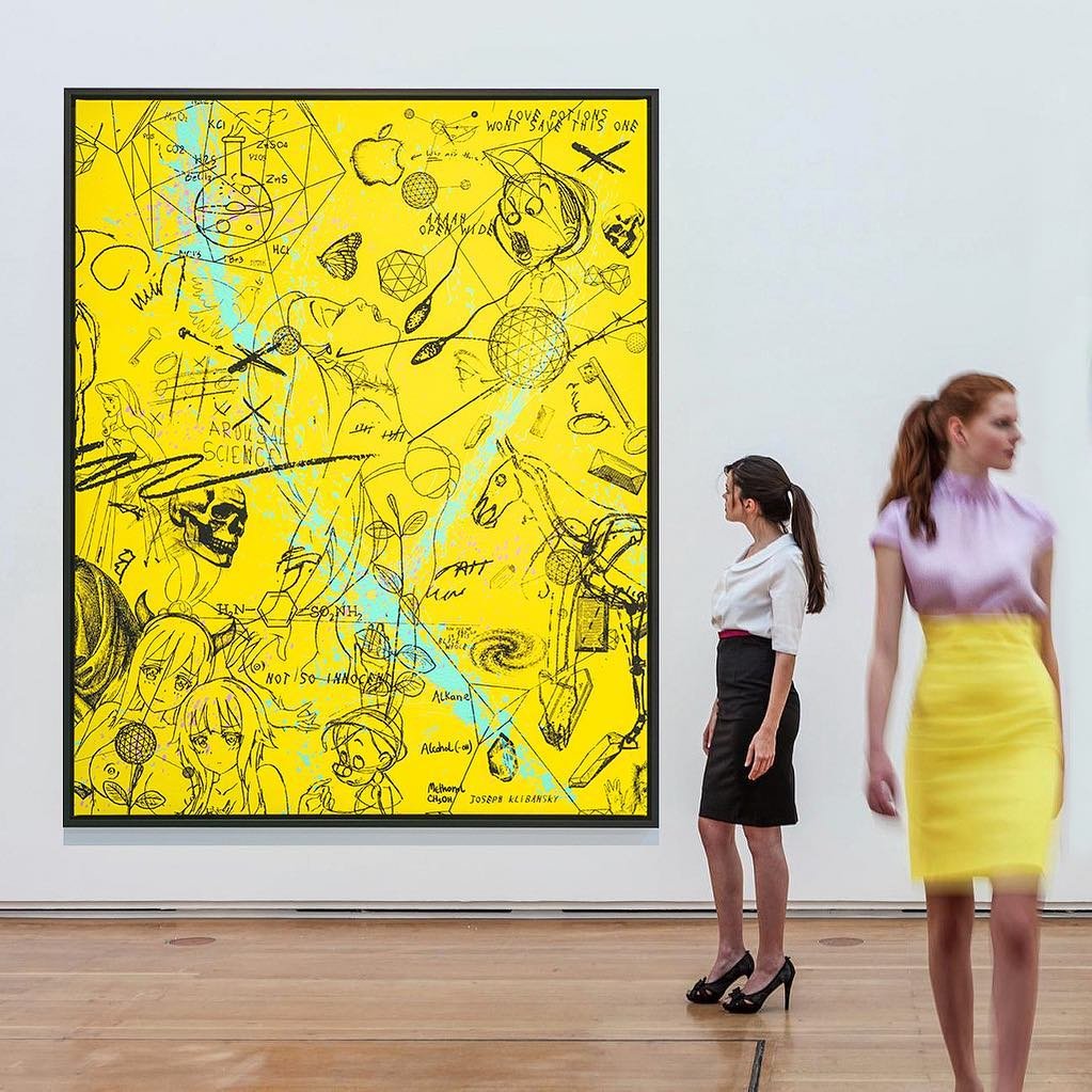 Who likes yellow paintings... . #friezelondon #frieze