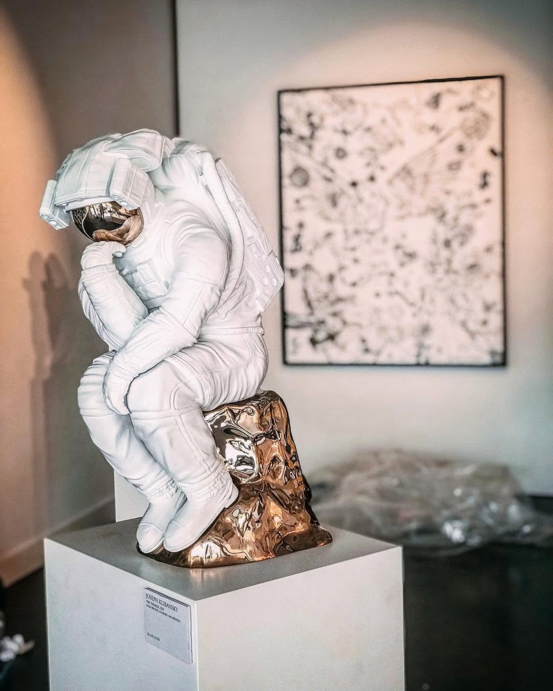 A lot to think about 💭 . #augusterodin #thethinker #josephklibansky #contemporaryart