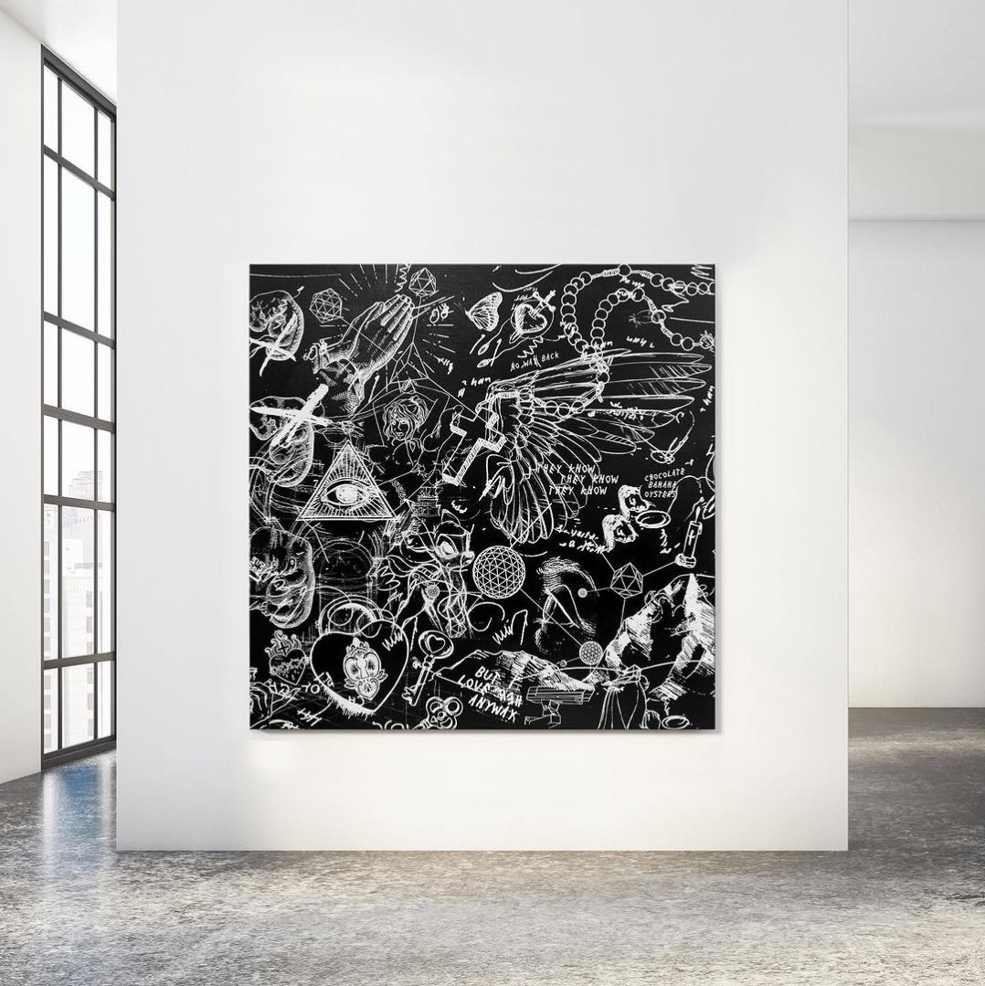 Who loves the black paintings?