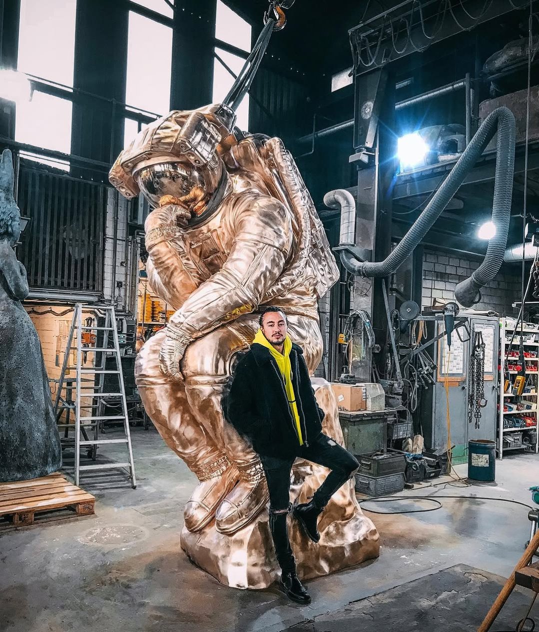 It was always my dream to be able to afford to simply make a large sculpture like this.