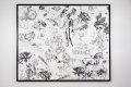 Love You Back (white/black, diamond dust), 2017 by Joseph Klibansky