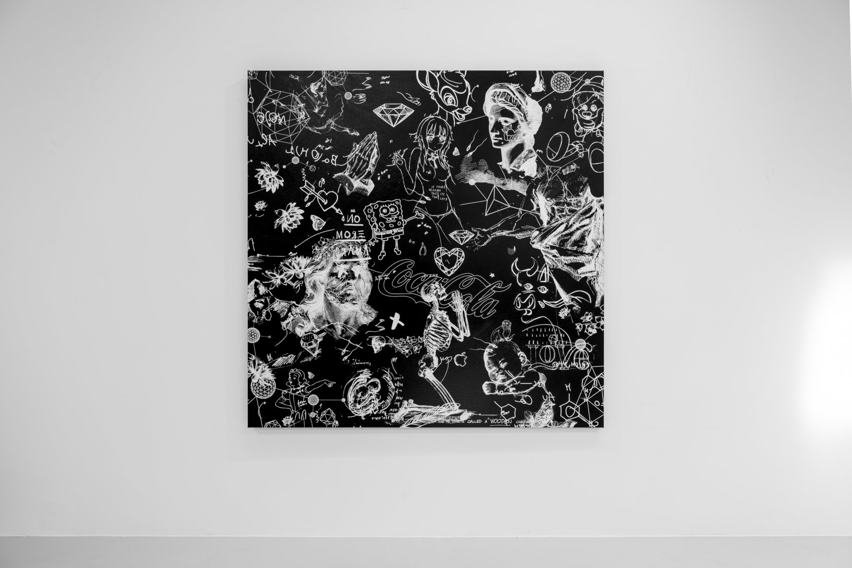 On The Edge Of Something Beautiful (black/white), 2017 by Joseph Klibansky