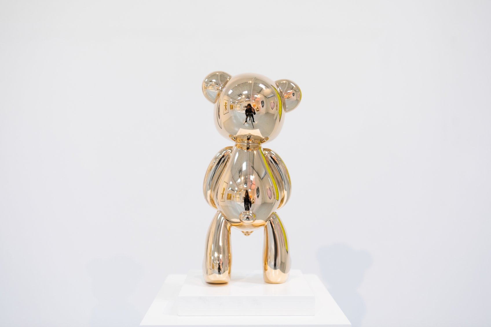 Pipi Bear (polished solid bronze), 2020 by Joseph Klibansky