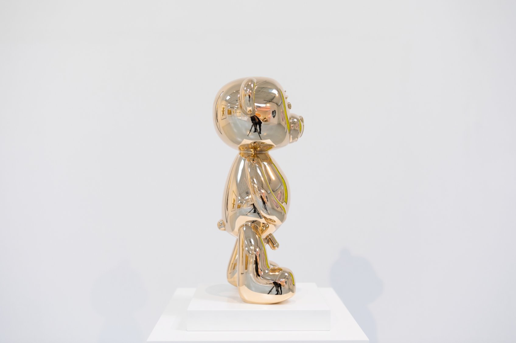Pipi Bear (polished solid bronze), 2020 by Joseph Klibansky