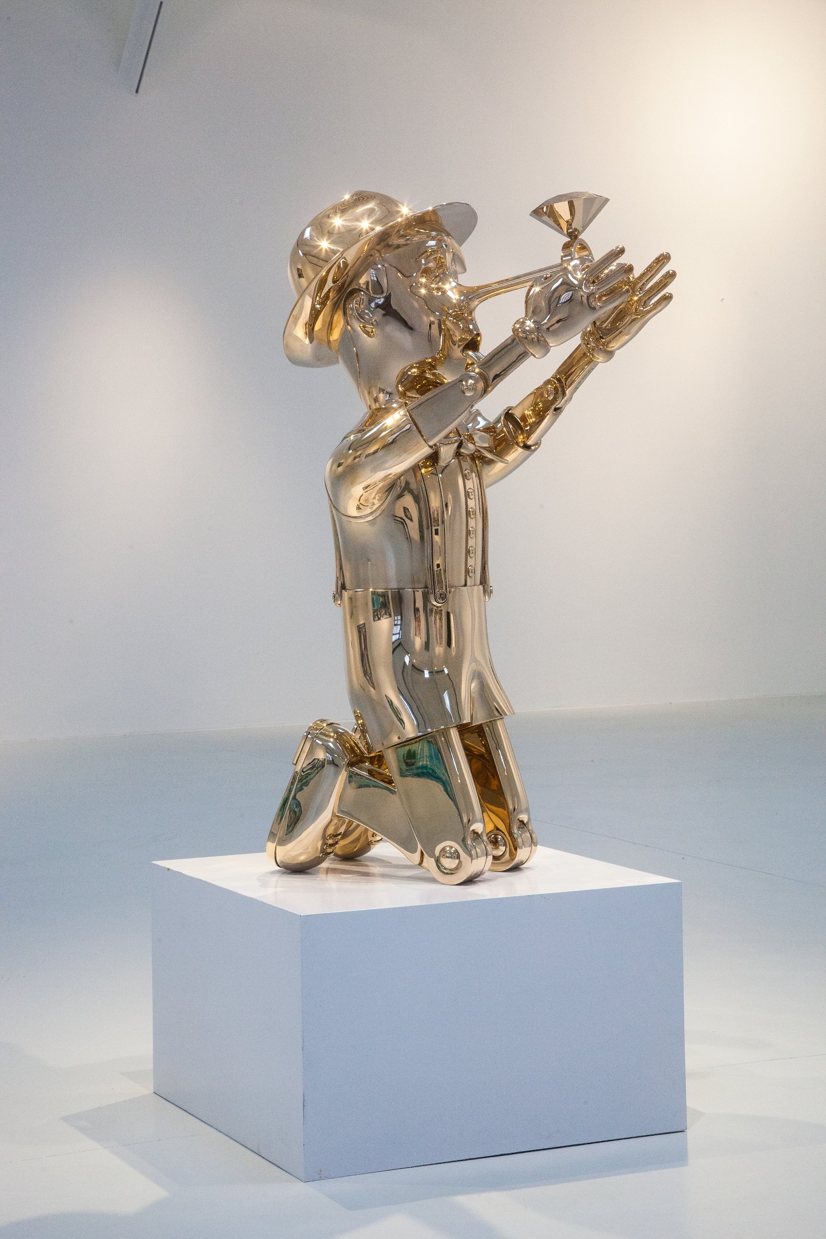 Reflections of Truth (polished bronze), 2012 by Joseph Klibansky