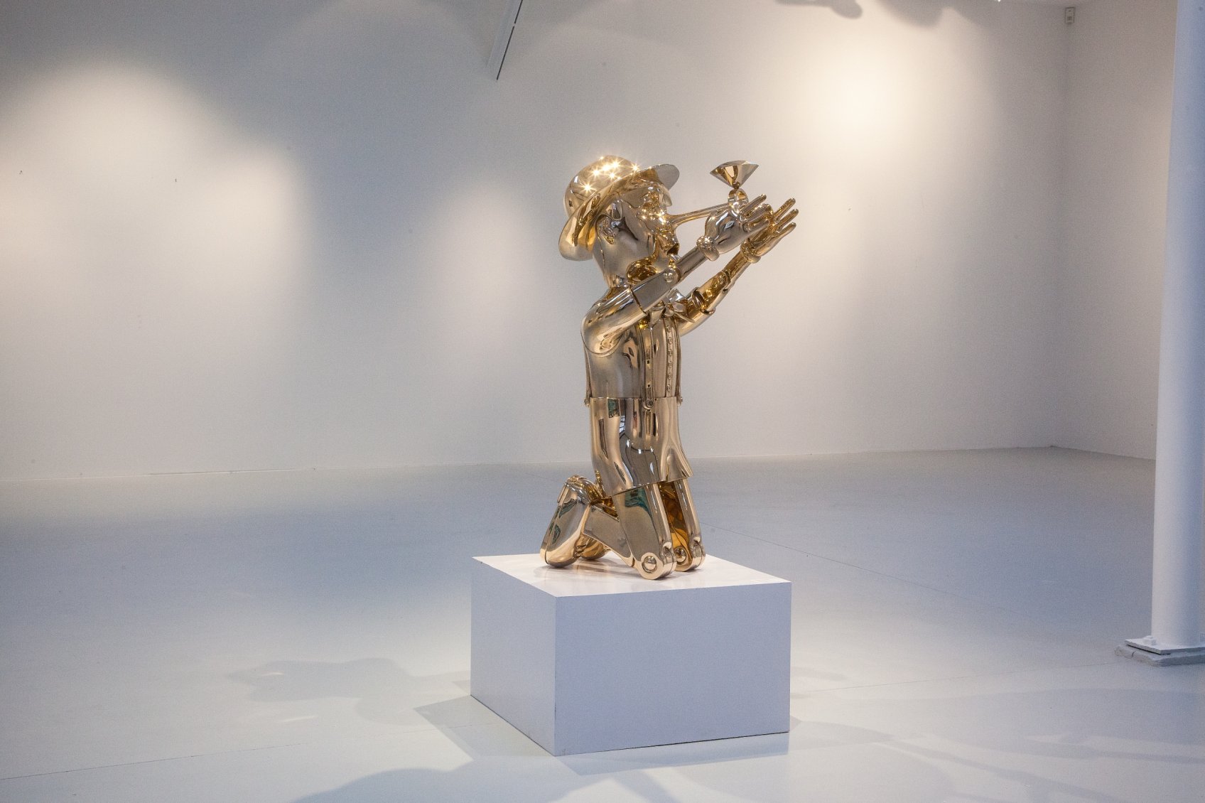 Reflections of Truth (polished bronze), 2012 by Joseph Klibansky