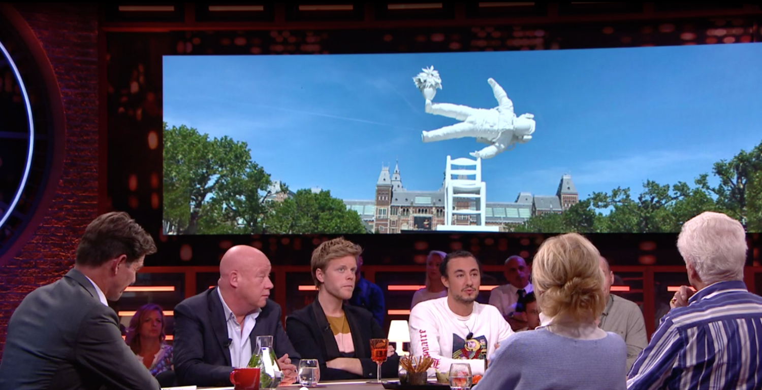 RTL Late Night (Dutch) TV Show: Klibansky’s Art Taking Over The World