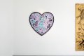 She Came To Break Hearts (lilac/black, turquoise splash), 2020 by Joseph Klibansky