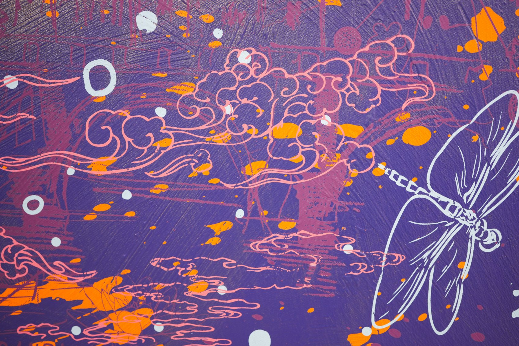 Sky Flowers (gold, blue), 2022 by Joseph Klibansky