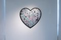 Take Me To Neverland (silver/black, pastel pink and turquoise splash), 2019 by Joseph Klibansky