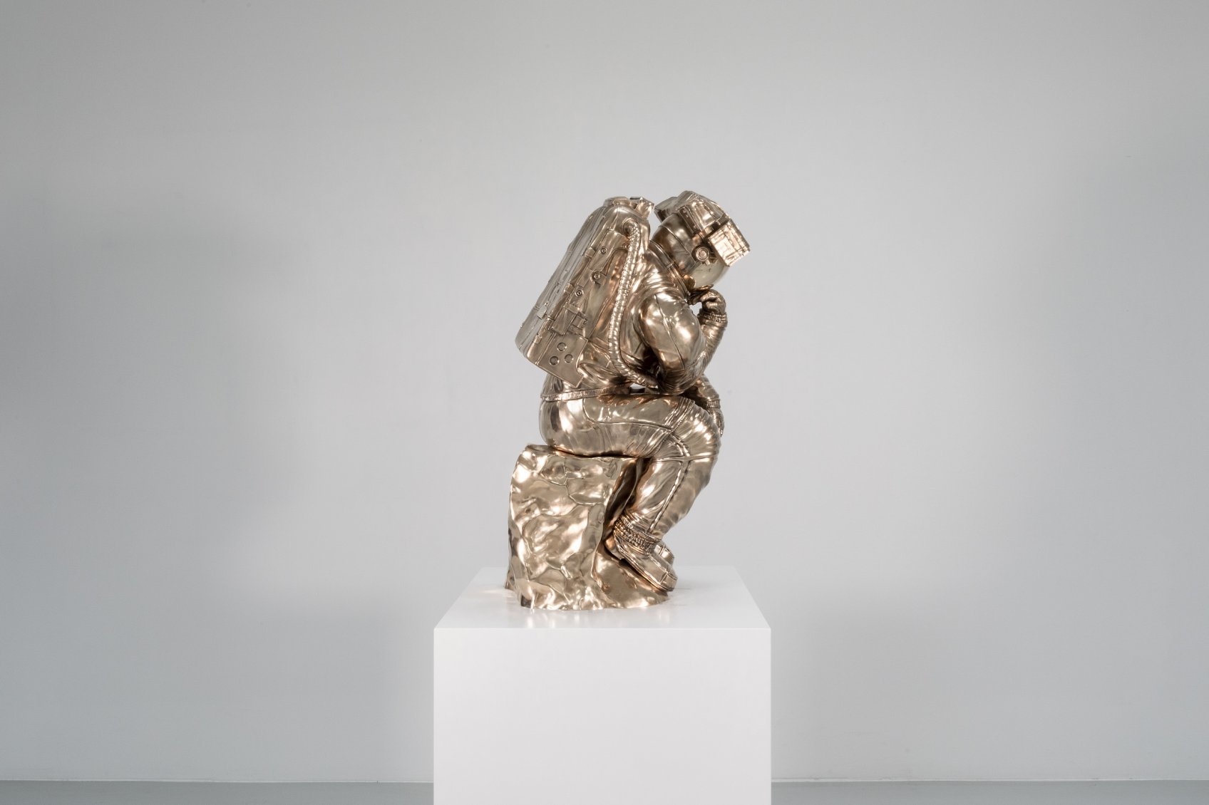 Medium Thinker - The Thinker (bronze), 2018 by Joseph Klibansky