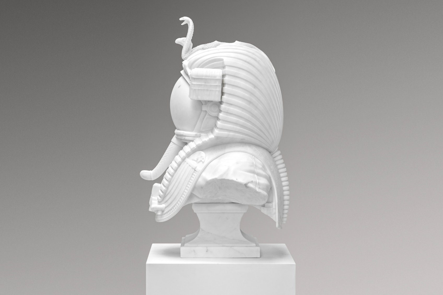 Valley of the Kings (white marble), 2023 by Joseph Klibansky