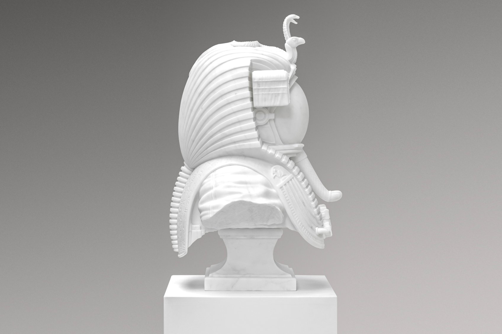 Valley of the Kings (white marble), 2023 by Joseph Klibansky