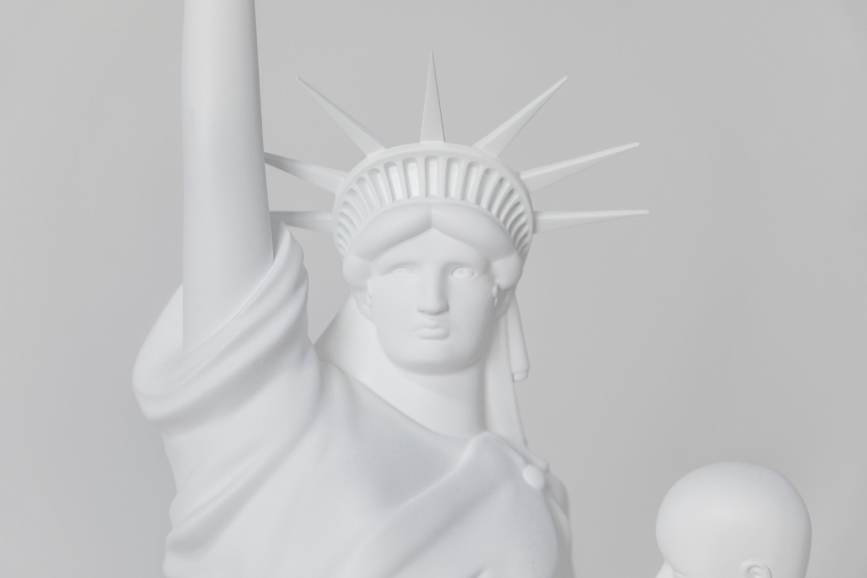 Velvet Revolution (stereolithography, white), 2016 by Joseph Klibansky