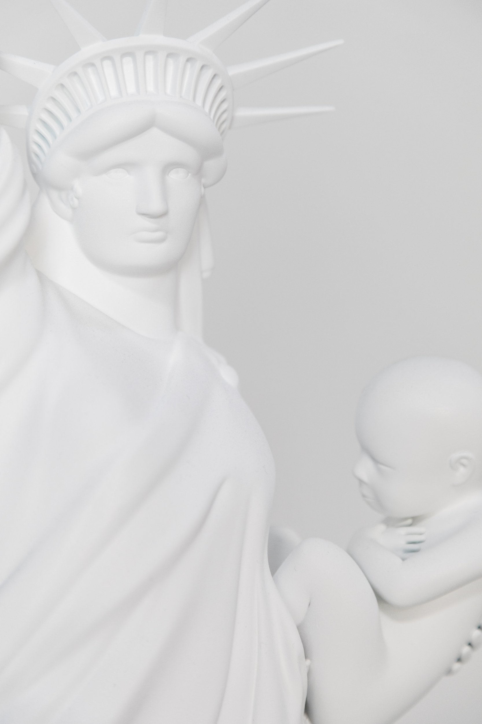 Velvet Revolution (stereolithography, white), 2016 by Joseph Klibansky