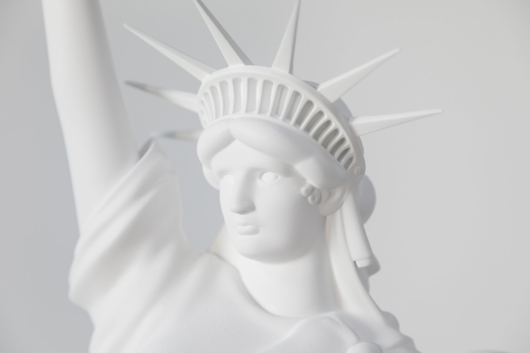 Velvet Revolution (stereolithography, white), 2016 by Joseph Klibansky