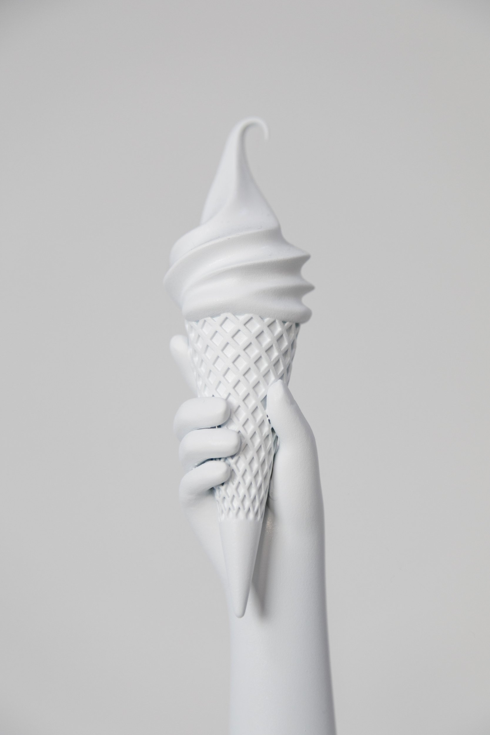 Velvet Revolution (stereolithography, white), 2016 by Joseph Klibansky