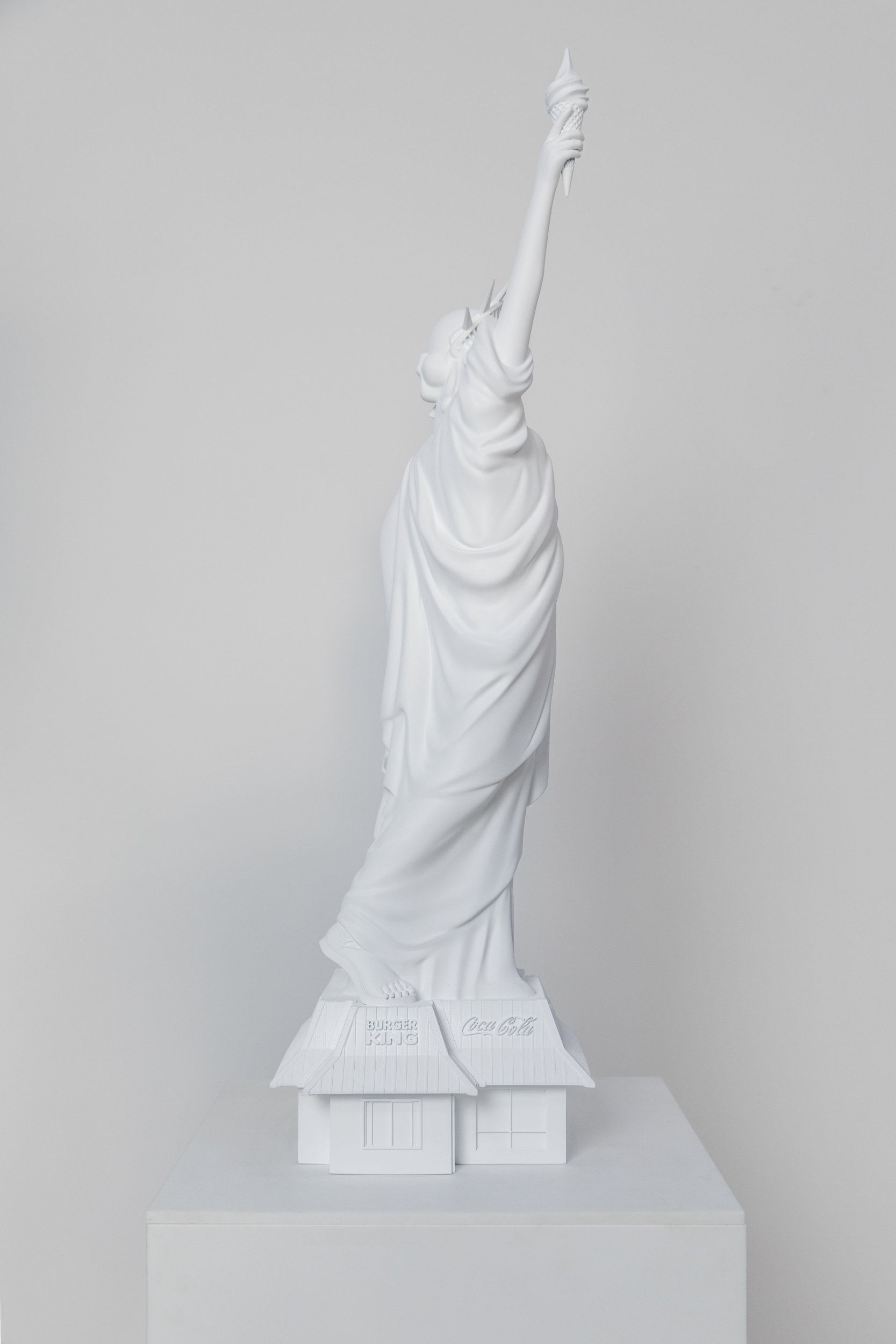 Velvet Revolution (stereolithography, white), 2016 by Joseph Klibansky