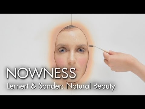 Watch 365 layers of makeup applied in one day in “Natural Beauty” by Lernert & Sander