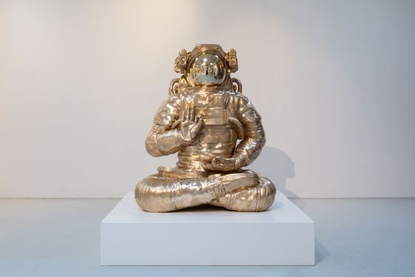 White Universe (bronze), 2019 by Joseph Klibansky