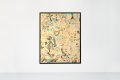 Your Body Is Like A Work Of Art Baby (gold/black, pastel pink and turquoise drips), 2018 by Joseph Klibansky